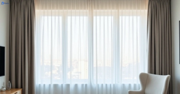 Freshly steam cleaned curtains in beerburrum QLD